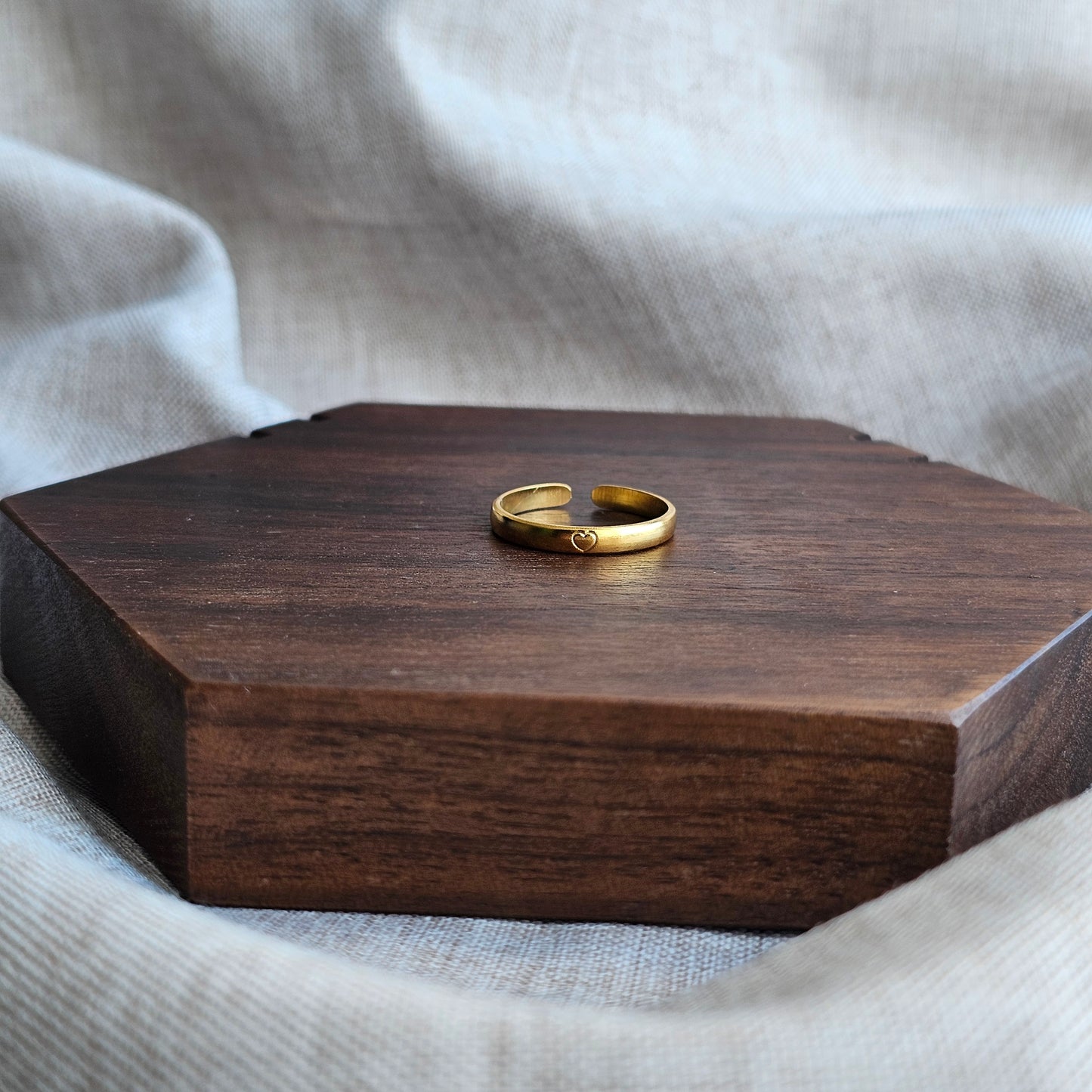 Serene Heart Ring