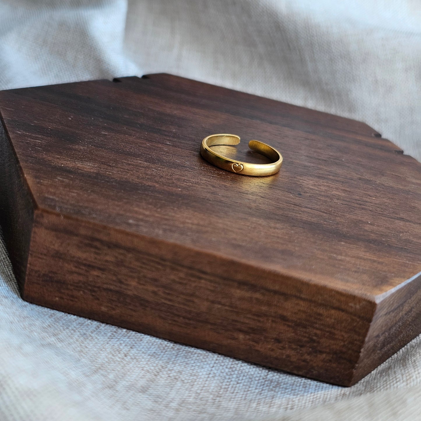 Serene Heart Ring