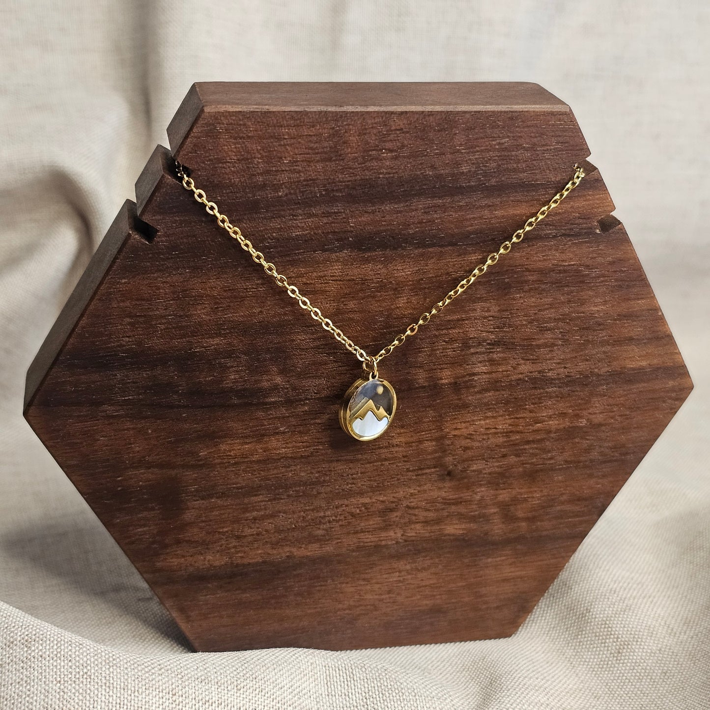 Faith and Mountain Necklace