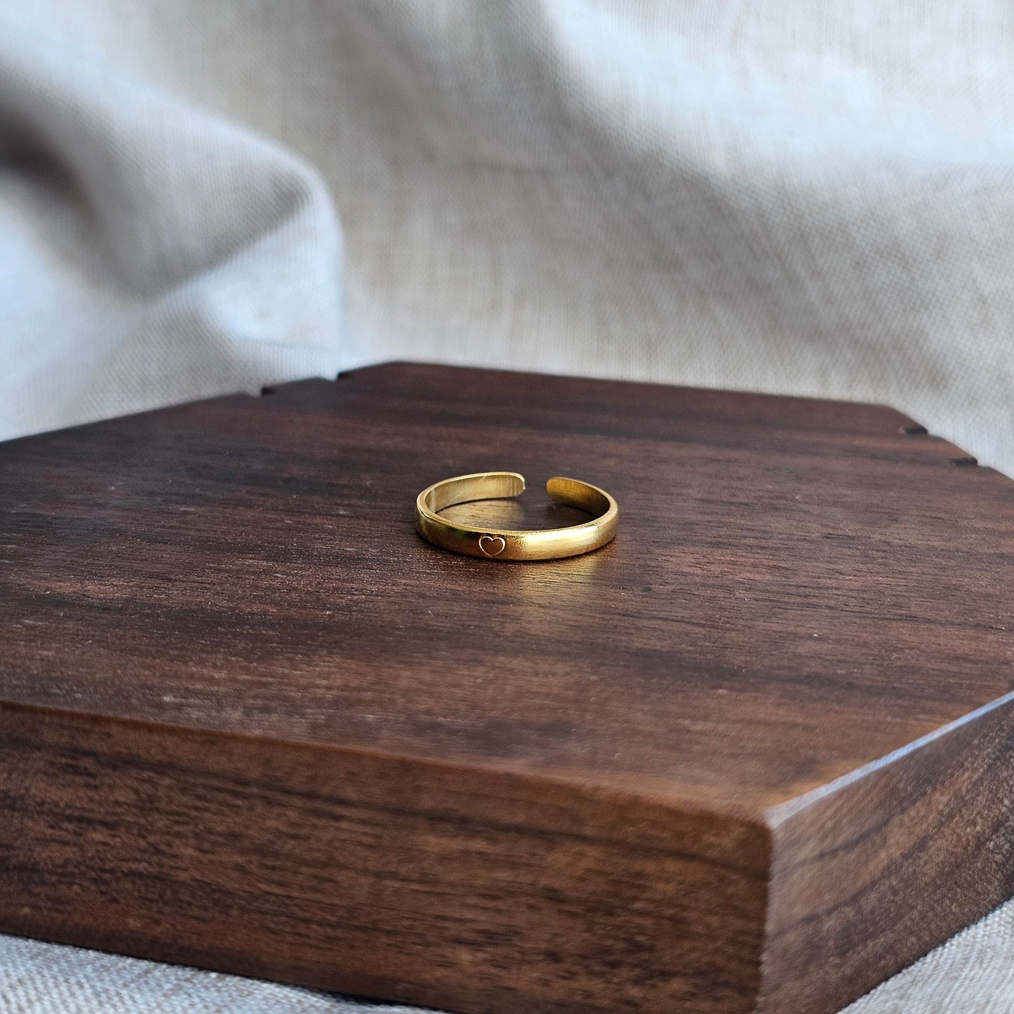 Serene Heart Ring