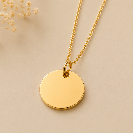 Classic Disk Necklace