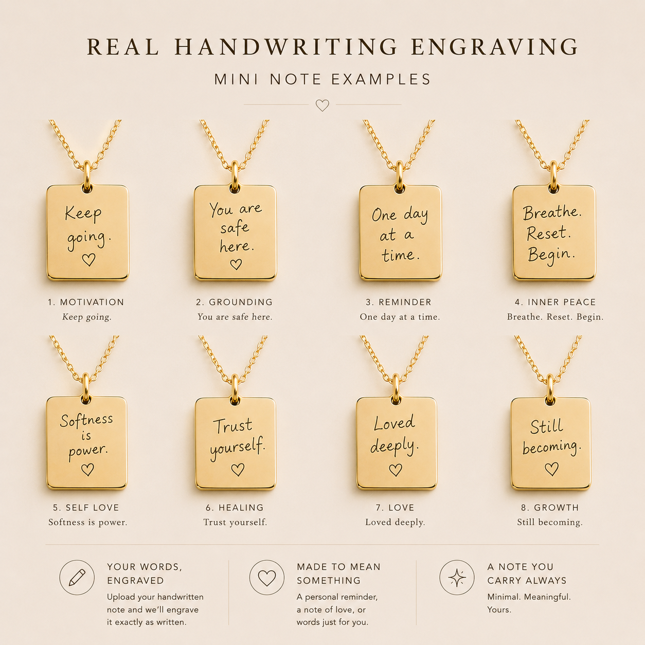 The Keepsake Tag Necklace