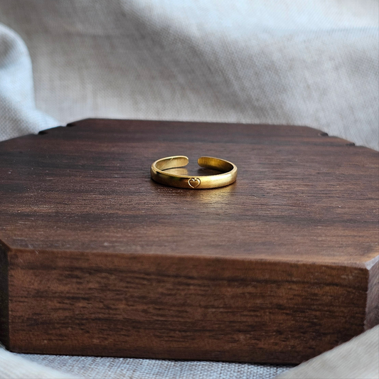 Serene Heart Ring