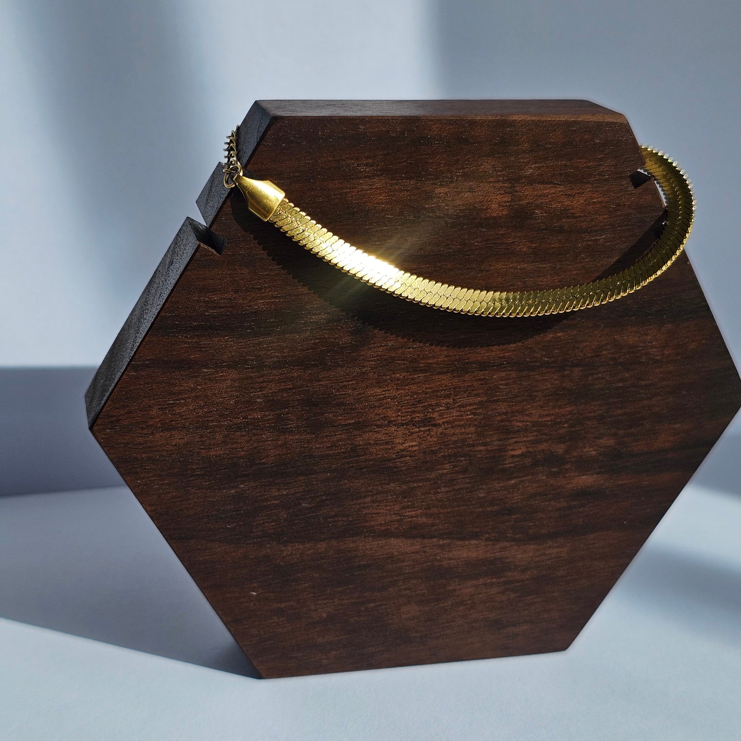 Statement Herringbone Bracelet
