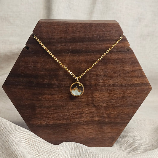 Faith and Mountain Necklace