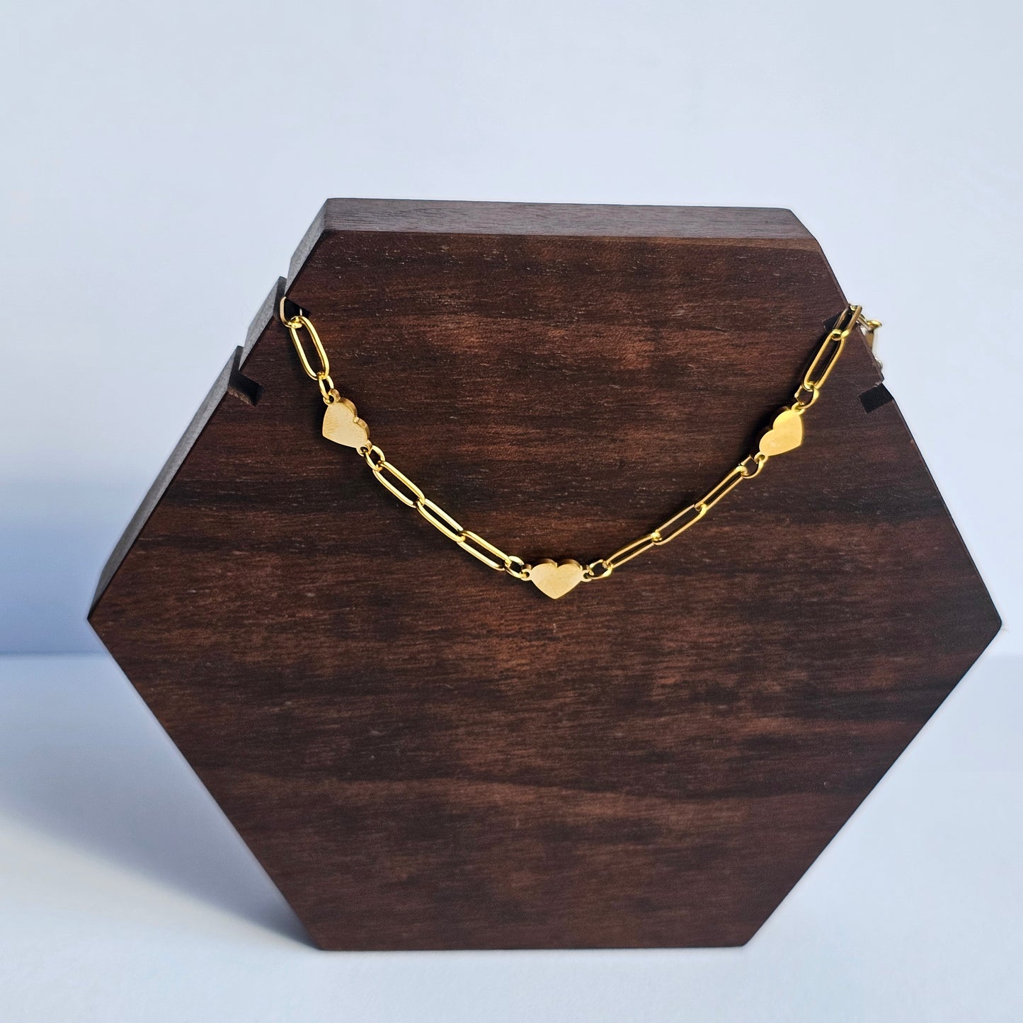 Heart-to-Heart Link Bracelet