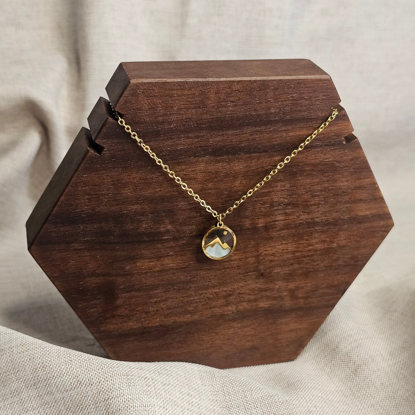 Faith and Mountain Necklace