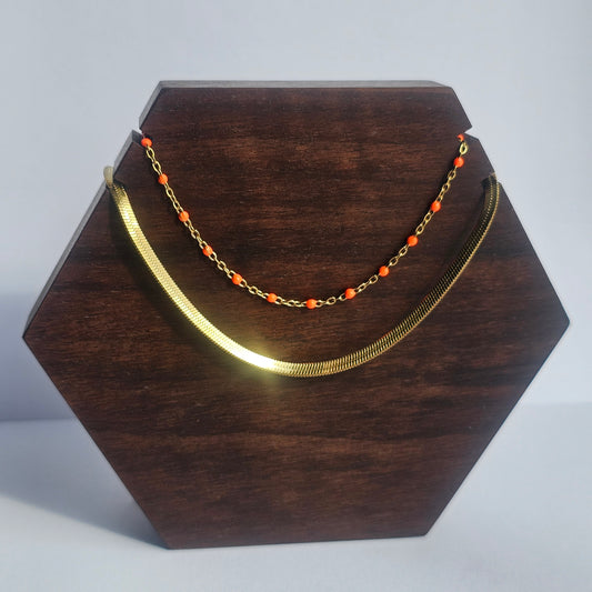Elegant Enamel Chain [sold separately]