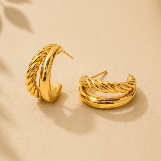 Sienna Twist Hoops