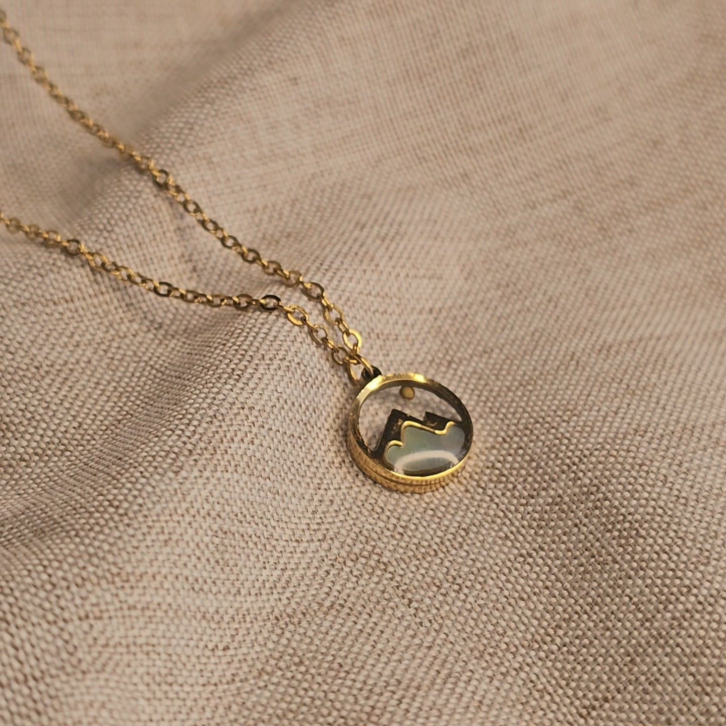 Faith and Mountain Necklace
