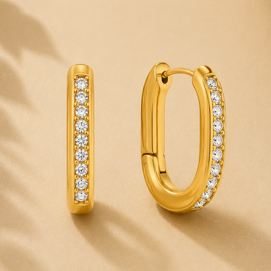 Aurora Pavé Hoops