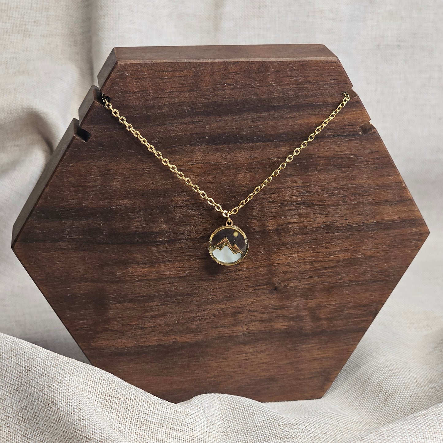 Faith and Mountain Necklace