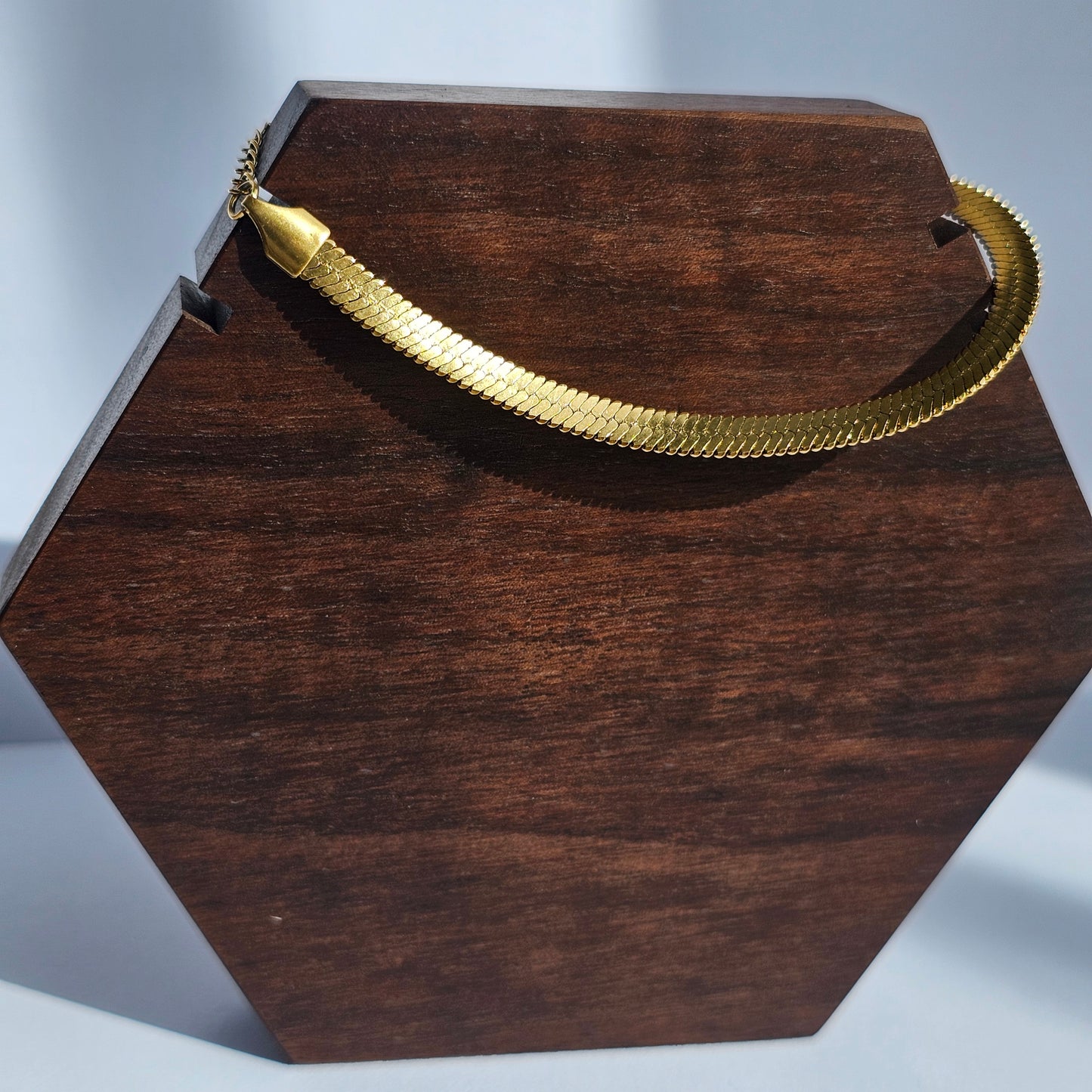 Statement Herringbone Bracelet