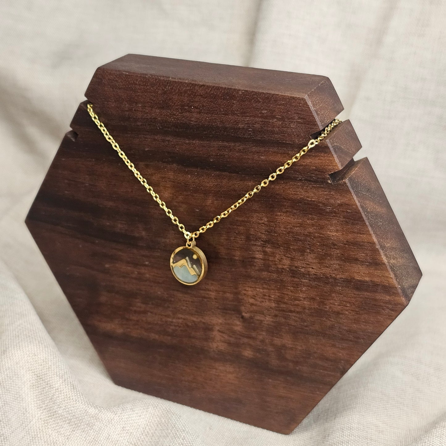 Faith and Mountain Necklace