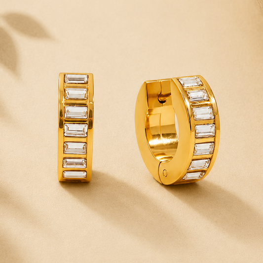 Empress Baguette Hoops