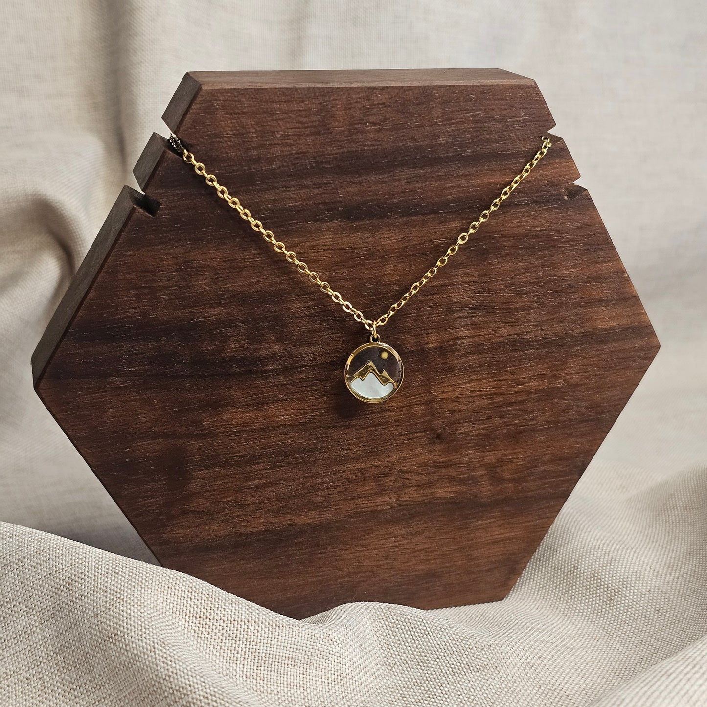 Faith and Mountain Necklace